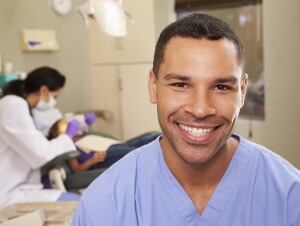 Portrait,Of,Dental,Nurse,In,Dentists,Surgery