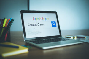 Search Engine Concept: Searching DENTAL CARE